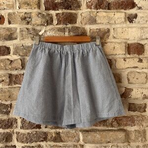 SHEIN Gray Striped Women's Skorts